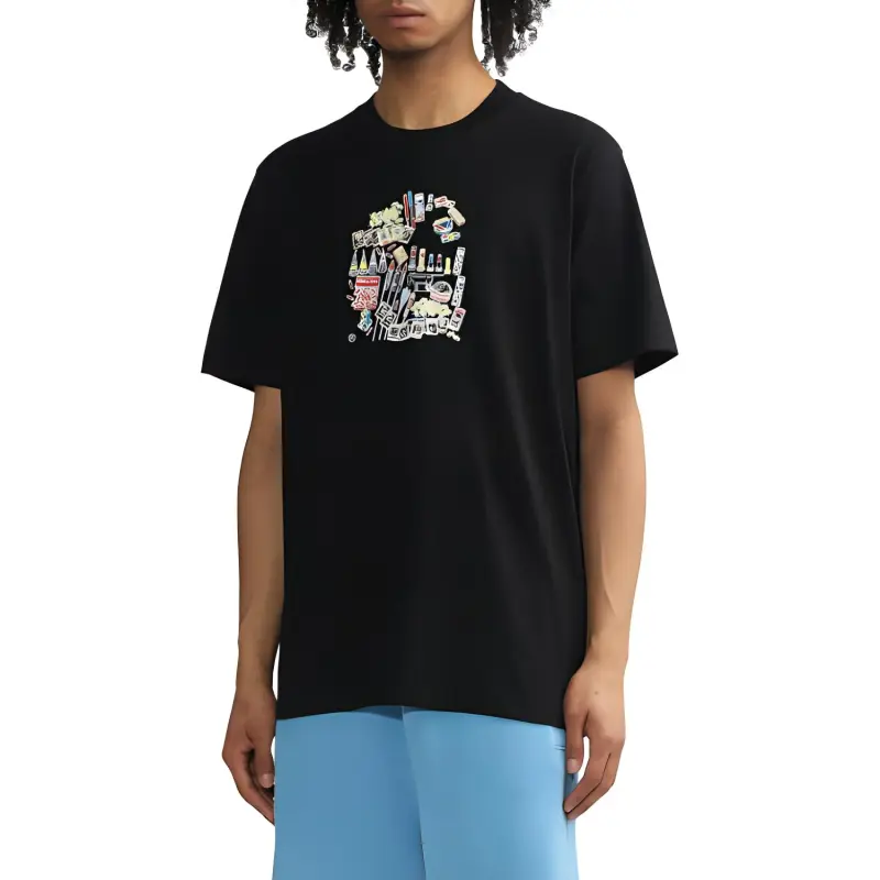 Carhartt WIP T Shirts Men Black-3
