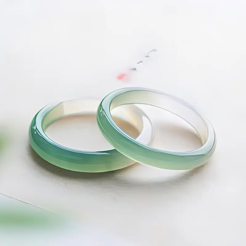 CARAT'S DIARY Agate Jade Bangles Women's-5