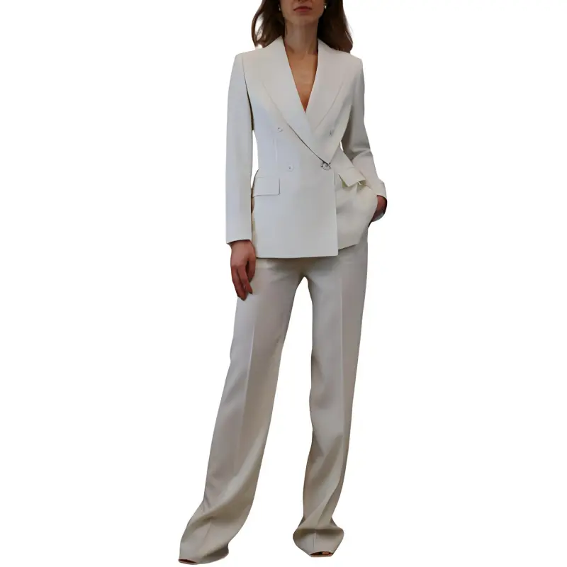 MaxMara Casual Pants Women's Gray White-3