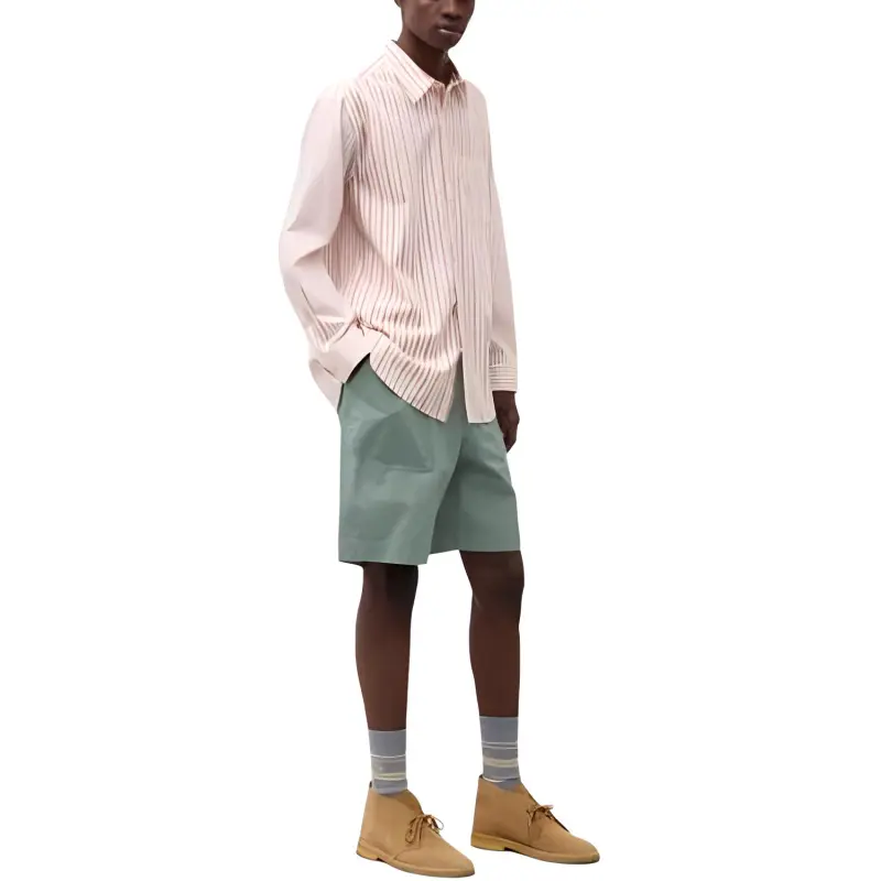Jw Anderson X UNIQLO Jw Anderson Co Branded Series Casual Shorts Men Olive-1