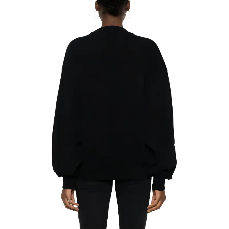 OFF WHITE Bookish Crewneck Drop Shoulder Sweatshirt-2