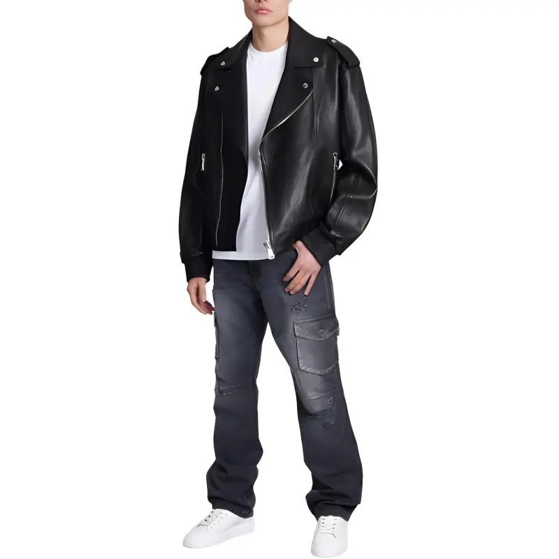 BALMAIN Cargo Denim Trousers-3