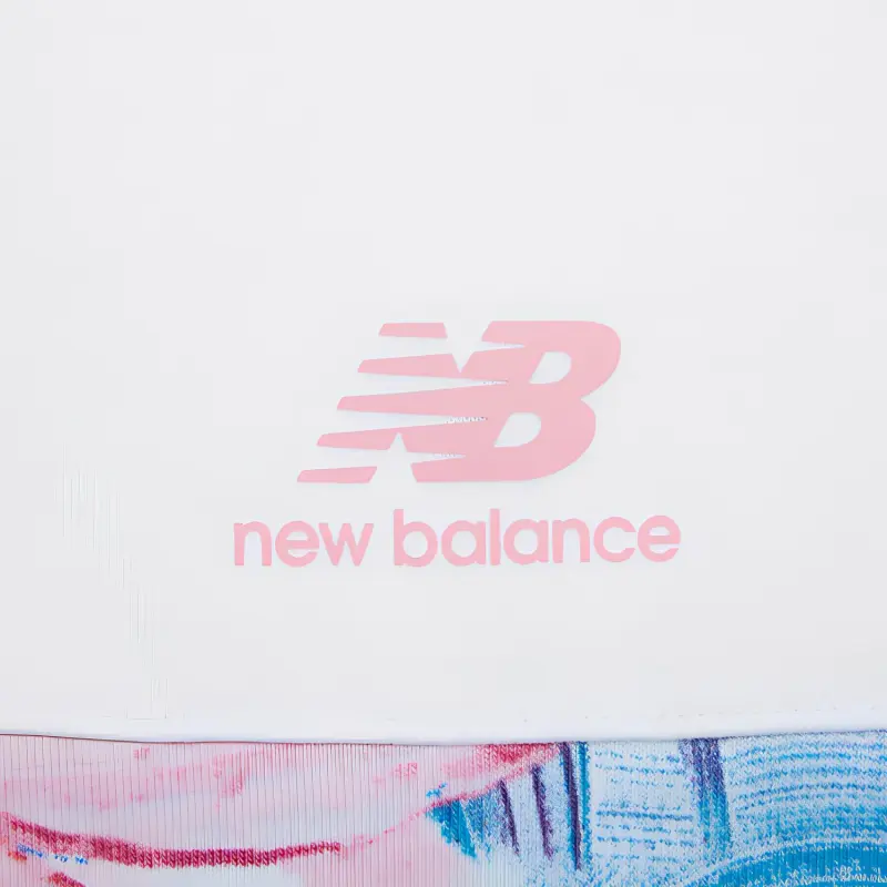 New Balance Drop Shoulder Sleeve T Shirt Women's White-7