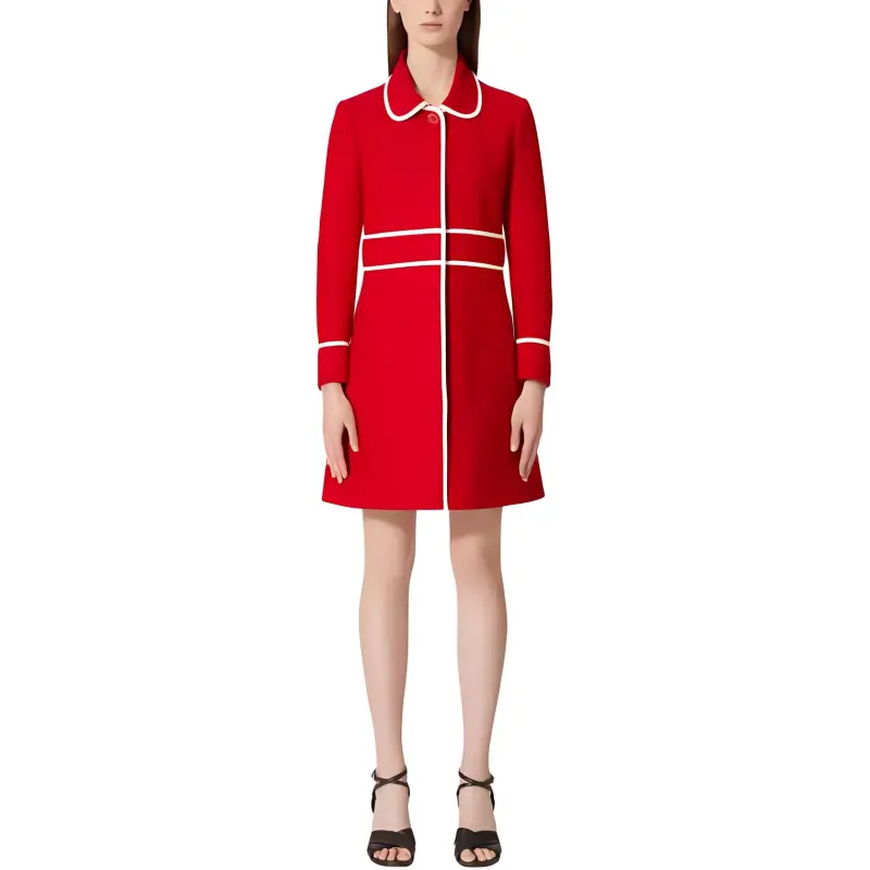 RED VALENTINO Coats Women's Red-1