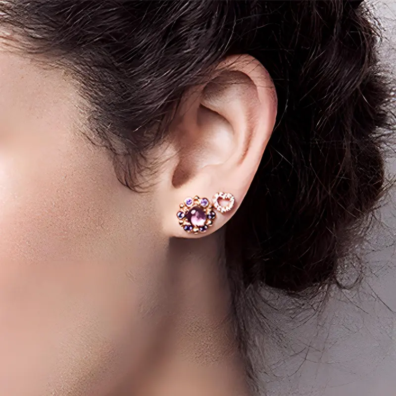 Pandora Stud Earrings Women's Multicolor-1