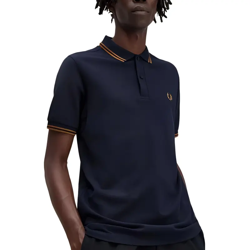 FRED PERRY Polo Shirt Men's Blue-1