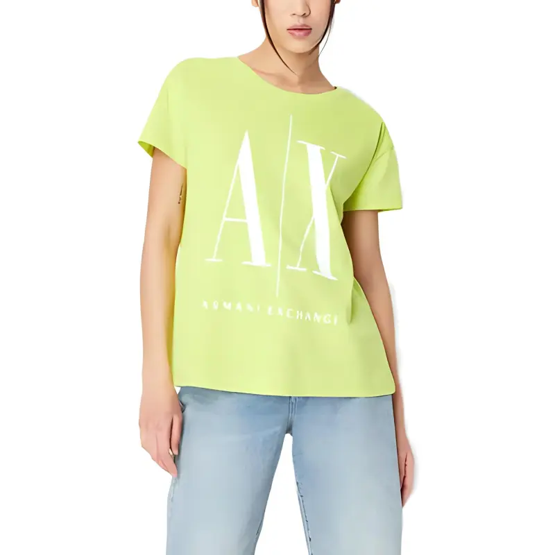 EMPORIO ARMANI T-Shirts Women's Light Green-1