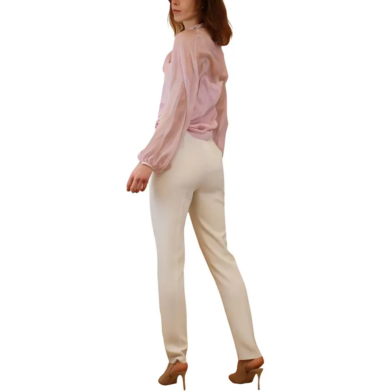 MaxMara High Waist Straight Leg Pants-3
