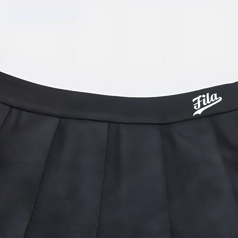 FILA FUSION Casual Short Skirts Women's Jet Black-3