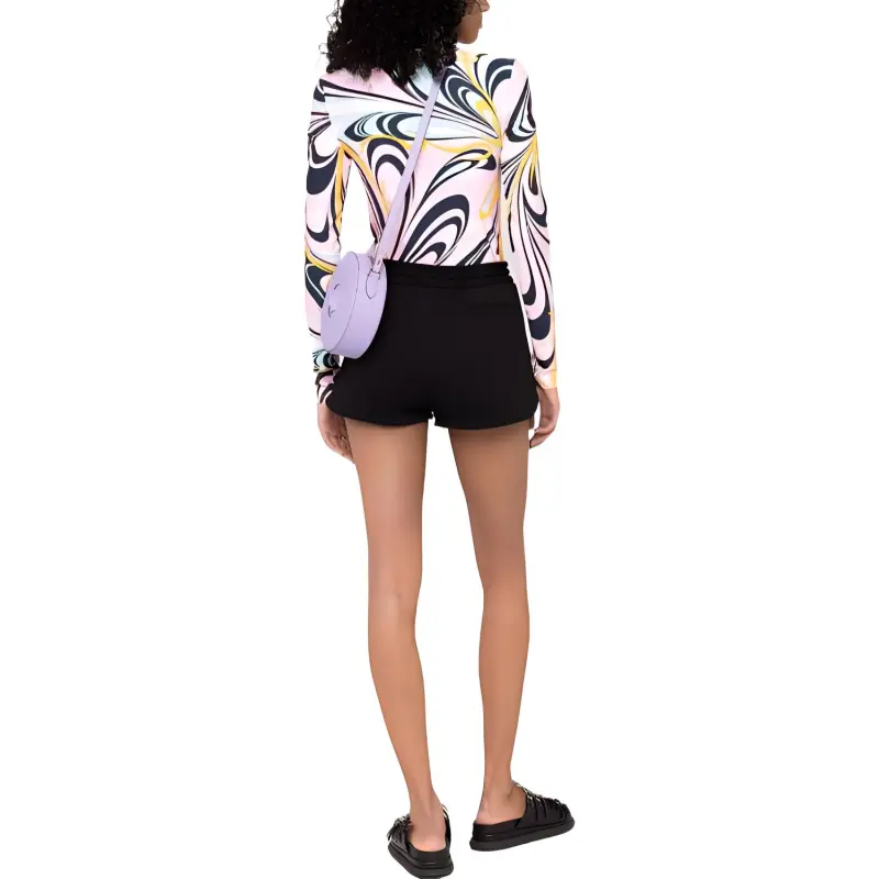 VERSACE Casual Shorts Women's Black-2