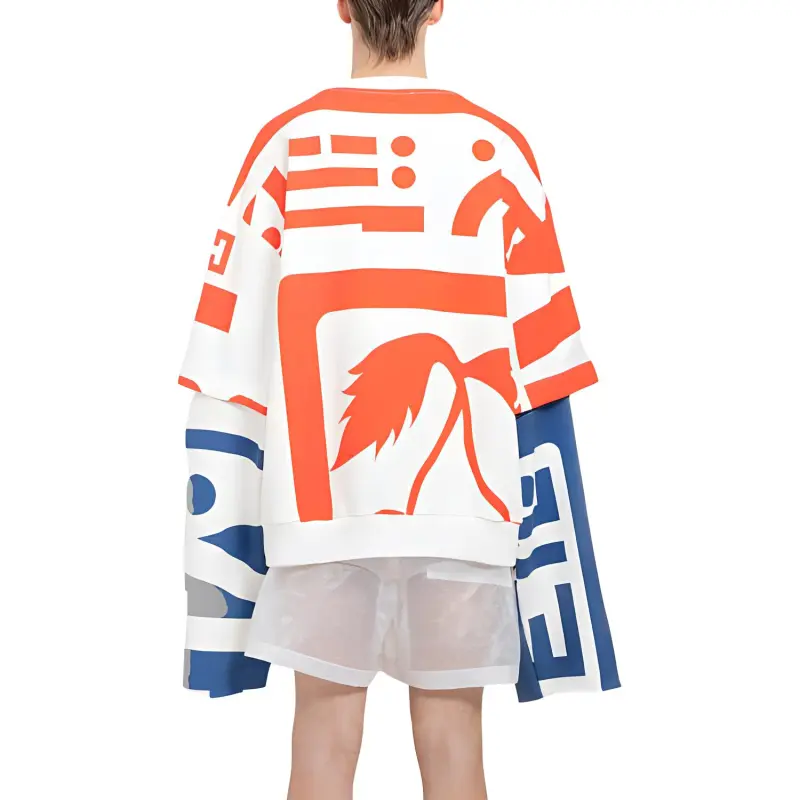 WALTER VAN BEIRENDONCK T-Shirt Men's Blue Red-1