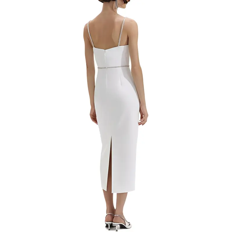 Self portrait Crystal embellished Midi Dress-2