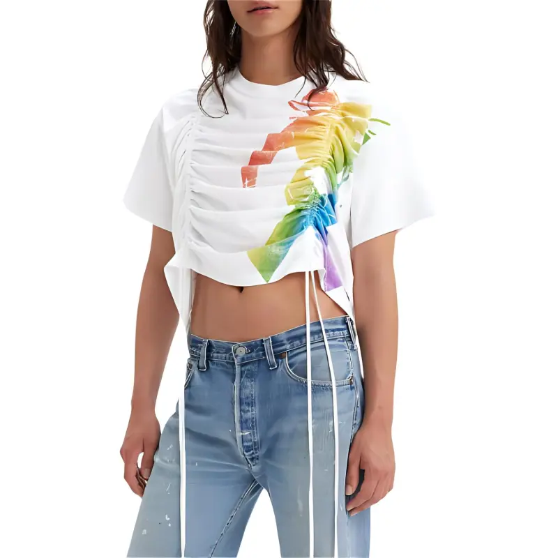 Levis SS24 Rainbow Series T-Shirts Women's White-1