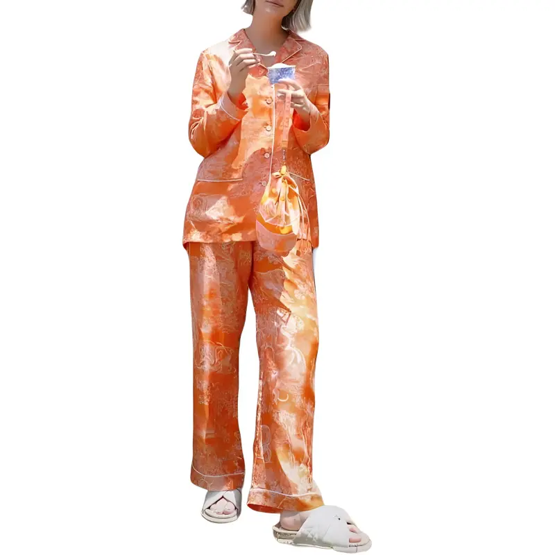 DIOR Quarterly New Products Shirts Women's Orange-2