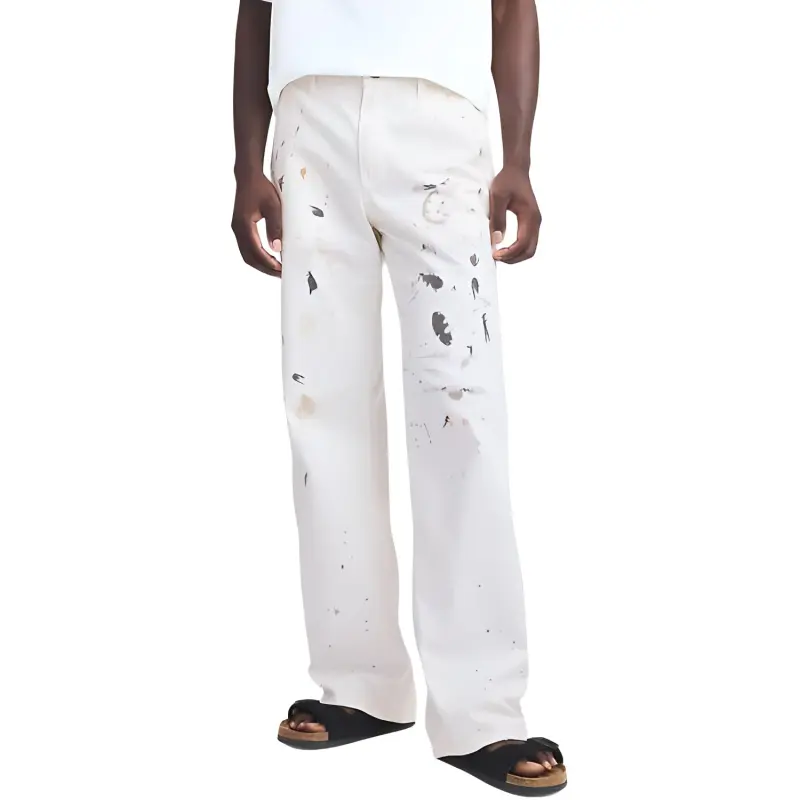GAP Madhappy Collaboration Casual Pants Unisex White-1