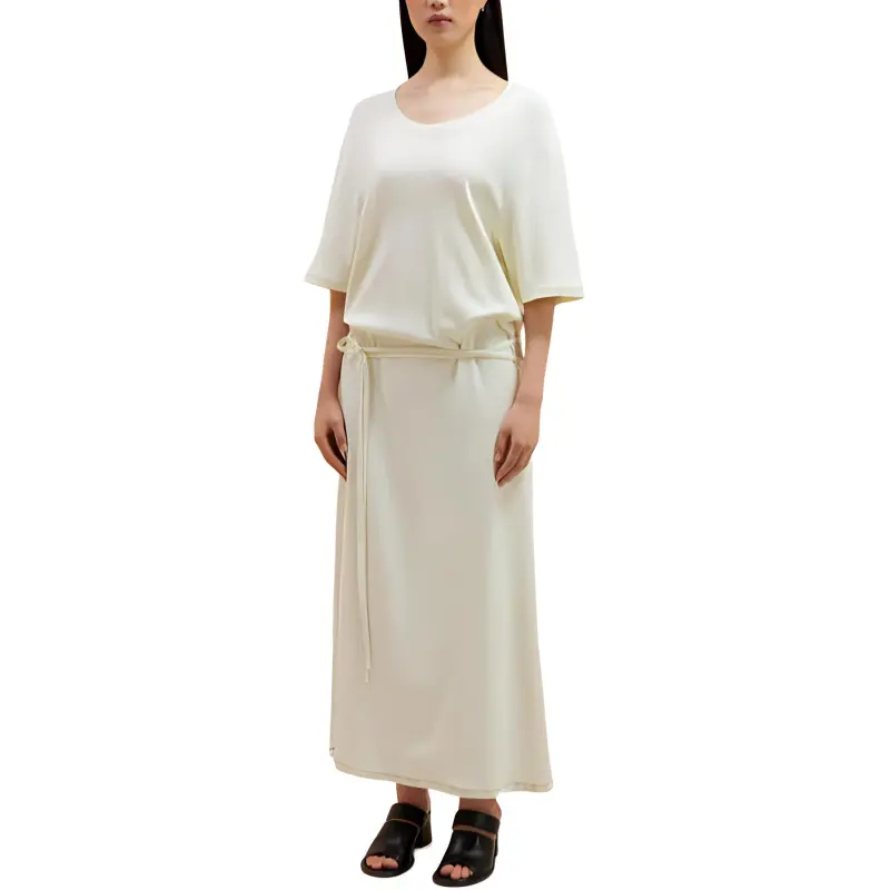 Lemaire Belted Crewneck Knitted Dress-1