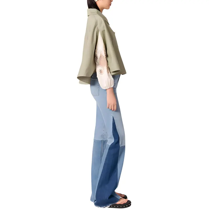 Maje Double breasted Cape-3