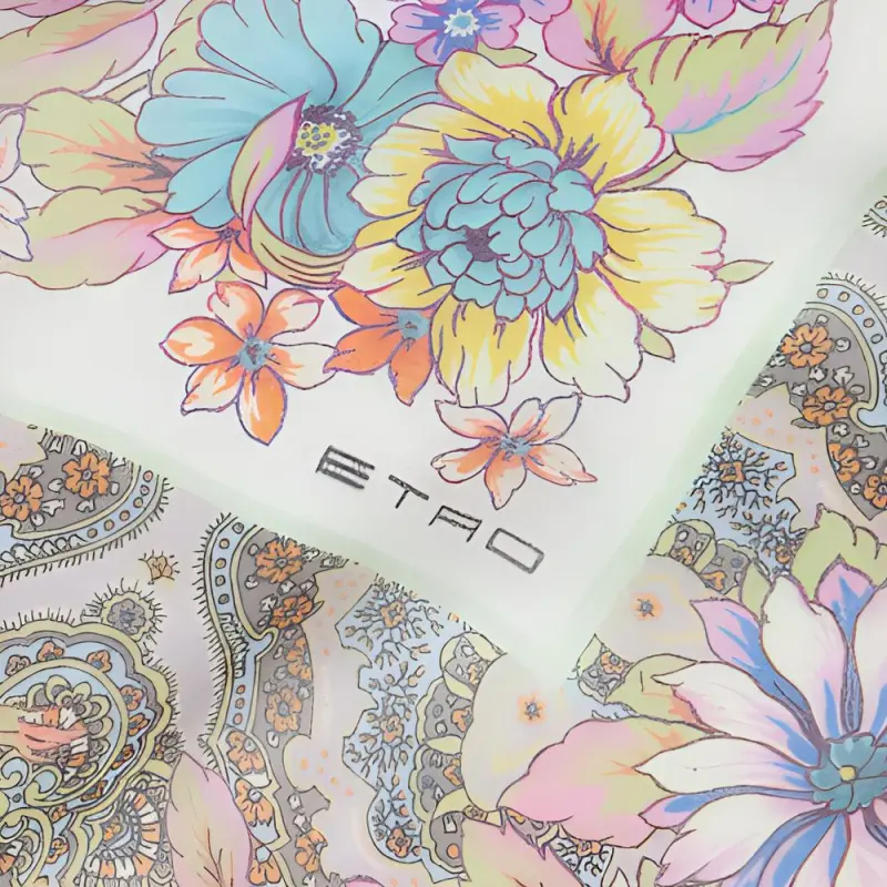 ETRO Floral-Printed Rectangle Shape Scarf-2