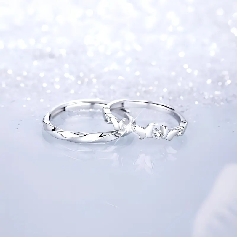 D.K.X S999 Fine Silver Rings Unisex-2