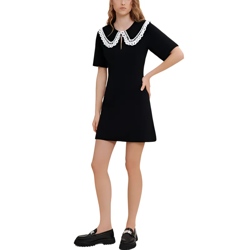 Maje SS23 Short Sleeved Dresses Women's Black-1