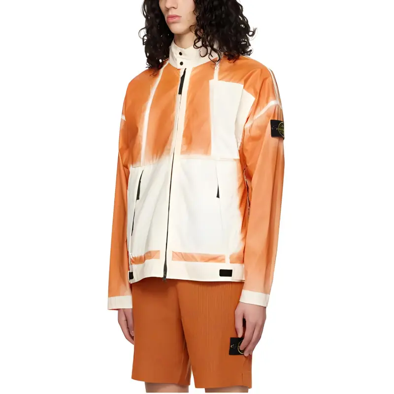 STONE ISLAND STONE ISLAND Hand Sprayed SS23 Jackets Coats Men's Burnt Tea Brown-5