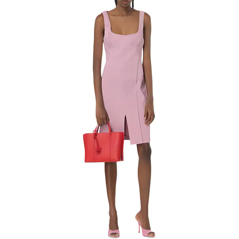 PINKO Sleeveless Dress Women's Pink-3