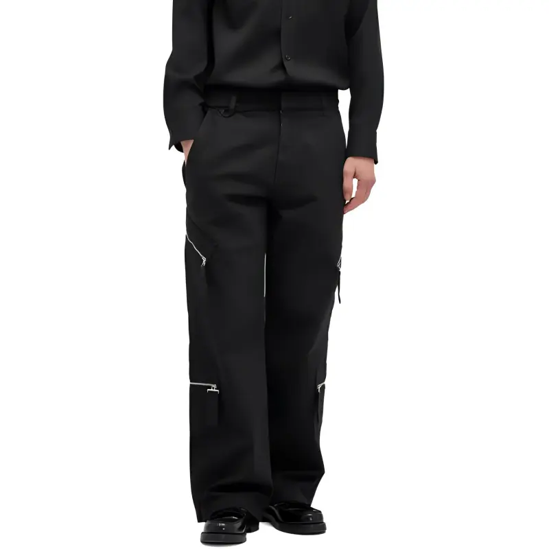 Jacquemus Le Cargo Marrone Zipped Cargo Pants-3