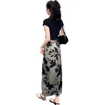 DOSOHEB Two Piece Skirt Sets Women's