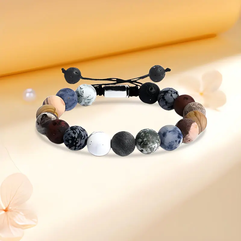 Kim Ka Fook Artificial Stone Bracelets Unisex-5