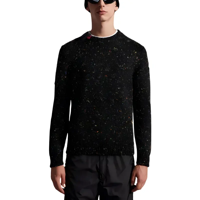 Moncler Sweaters Men Black-3