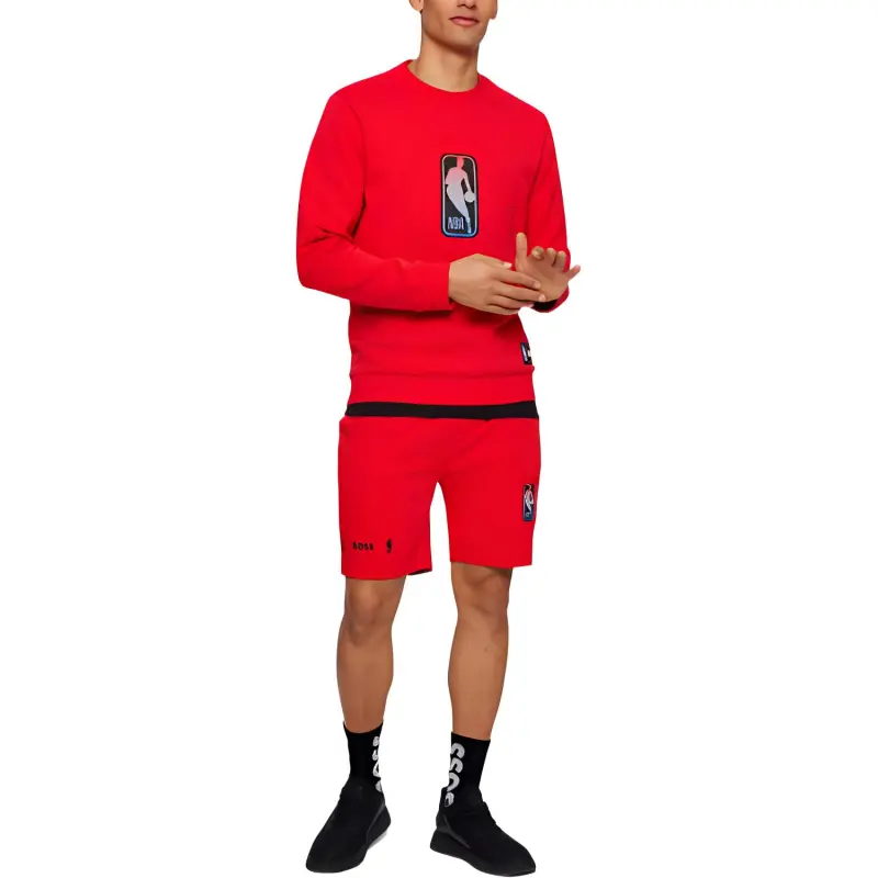 Nba X HUGO BOSS HUGO BOSS X NBA Sweatshirts Men Red-1