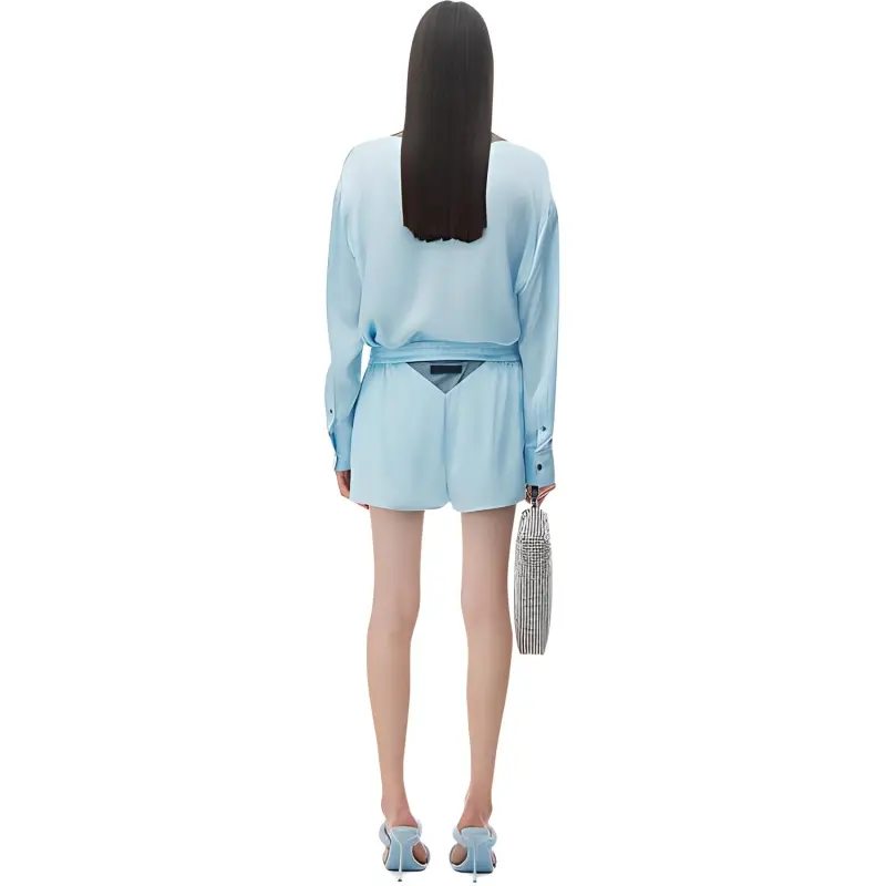 Alexander Wang Logo Patch Bermuda Shorts-2