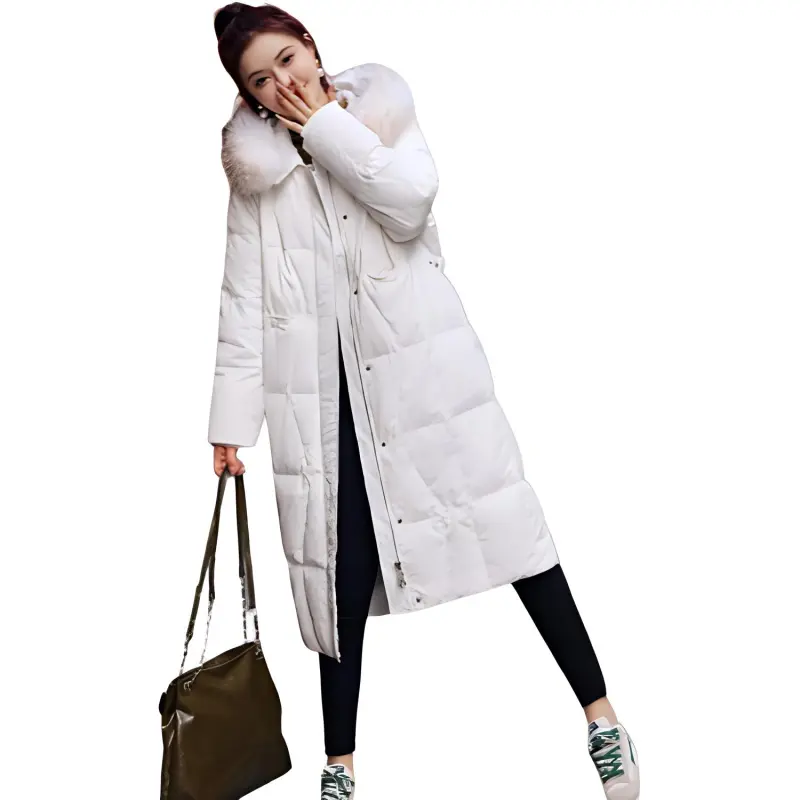 Mo Han Yi Mei Down Jacket Women's White-1