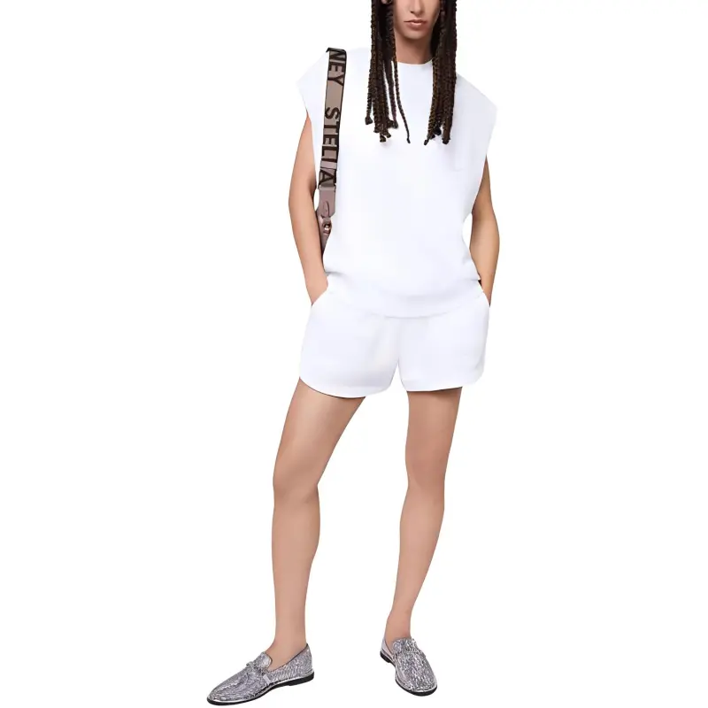 Stella McCartney Logo Patch Shorts-1