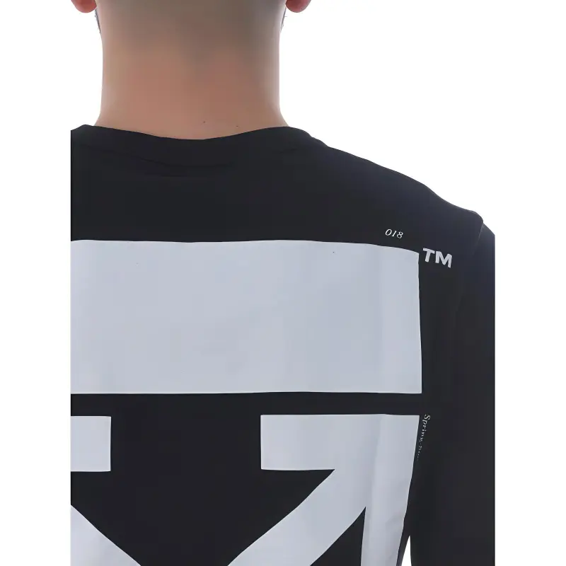 OFF WHITE T Shirt Regular Fit Men's Black-2