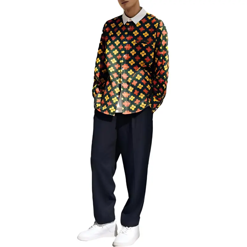 Doe X GAP Suit Trousers Unisex Mixed Gray-2