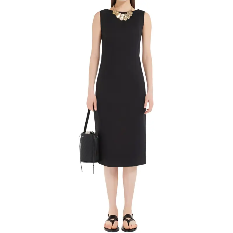 MaxMara Studio Sleeveless Dress Women's Black-1