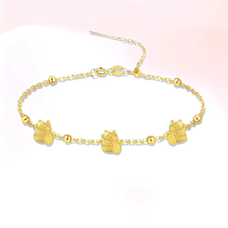 YINGNIXINDONG Gold Bracelet Women's-4