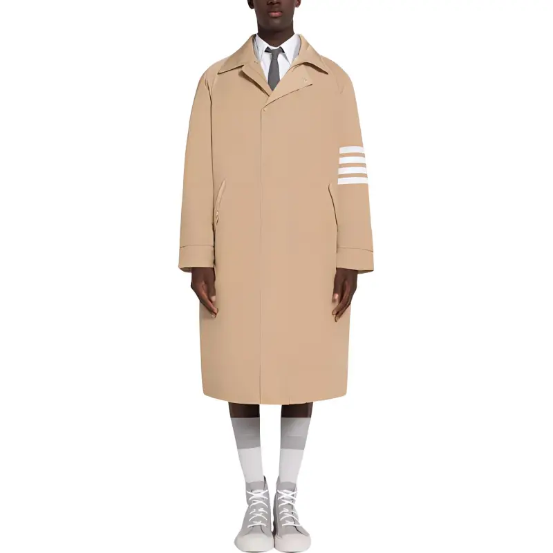 THOM BROWNE Rugby Coats Unisex Khaki-1