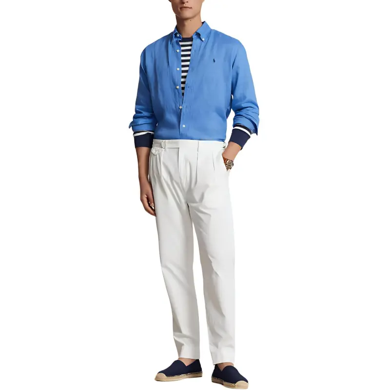 Polo Ralph Lauren Polo Pony embroidered Linen Shirt-1
