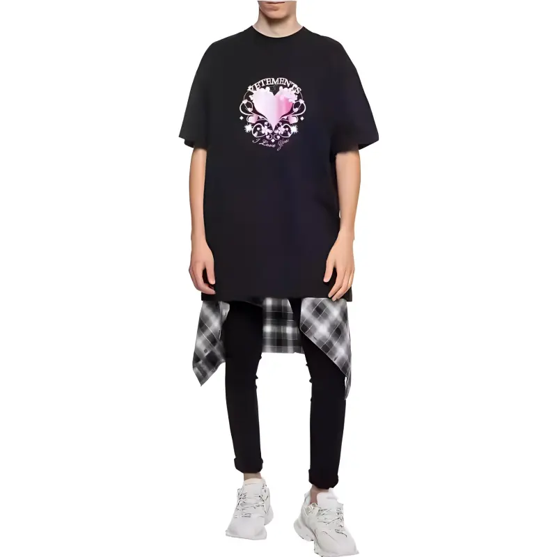 Vetements T Shirts Unisex Black-2