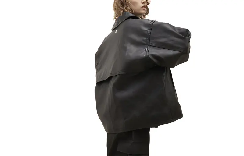 Converse TOKYO × Schott Co-brand Leather Jackets Unisex Black-1