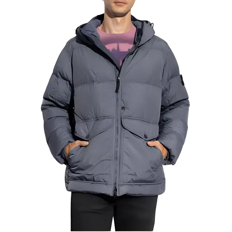STONE ISLAND Hooded Puffer Jacket-2