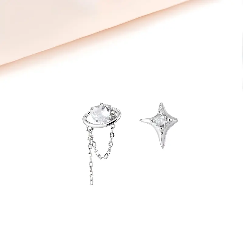 MIDNIGHT MOMENT Alloy Earrings Unisex-4