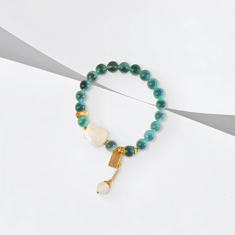 CANHUI Alloy Ninetales Fox Beaded Bracelet Women's-1