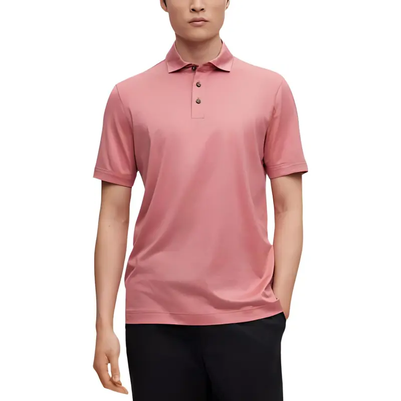 HUGO BOSS Polo Shirts Men Light Pink-1