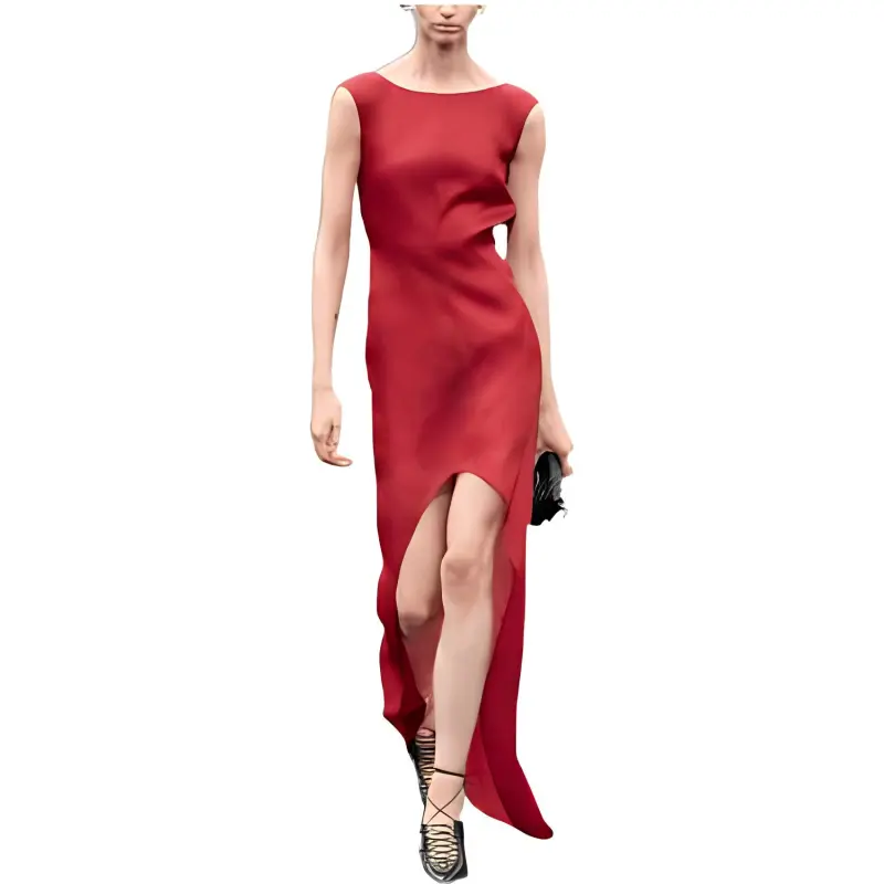 Givenchy SS23 Sleeveless Dress Women's Red-1