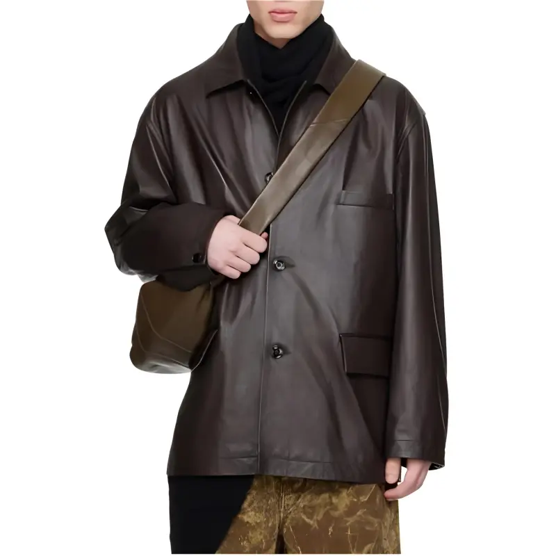 Lemaire Leather Jacket-1
