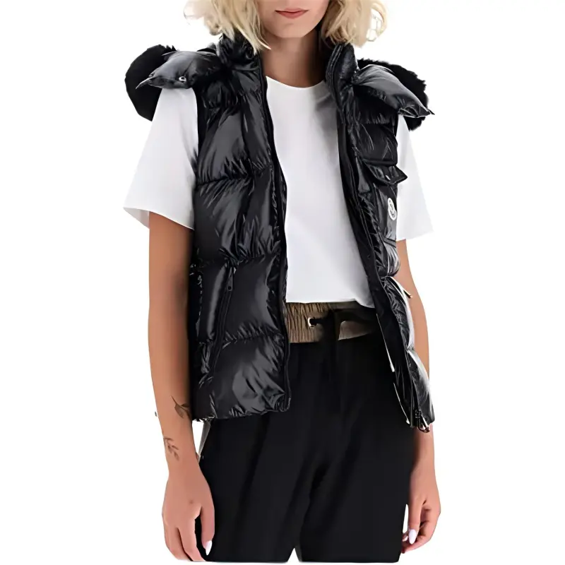 Moncler Down Jacket Unisex Black-1