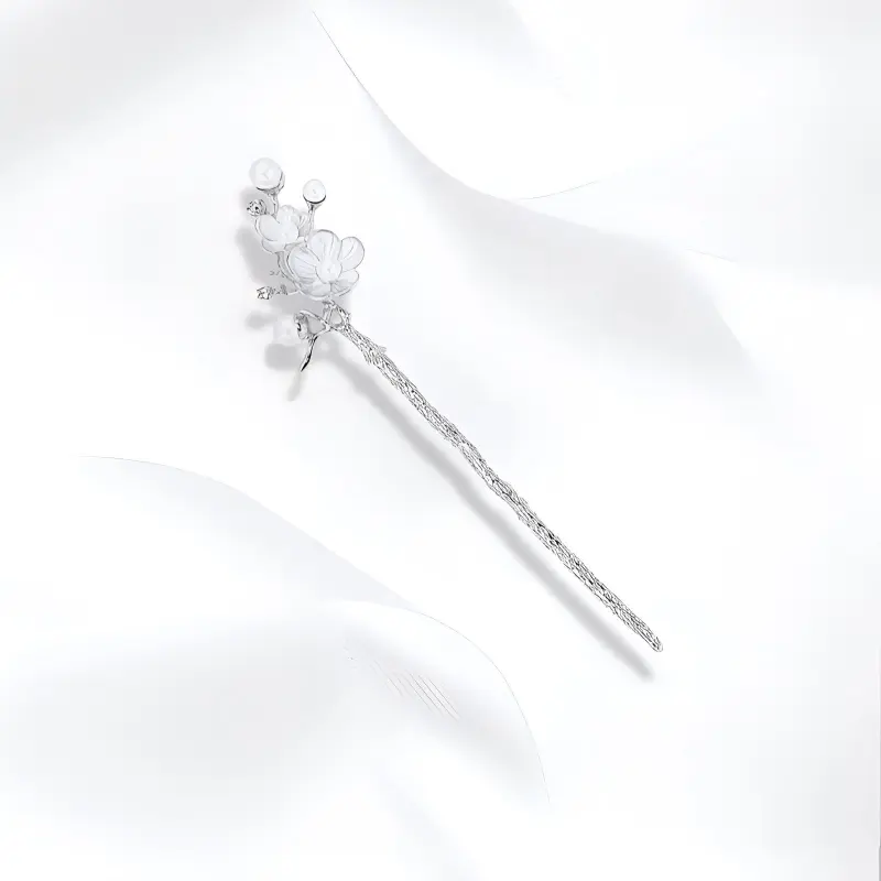Muyan Proud Snow Plum Blossom Hairpin Women's-1